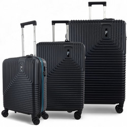 Rain RB80144 Σετ Βαλίτσες 3τμχ Μαύρες