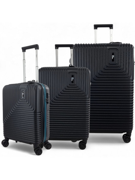 Rain RB80144 Σετ Βαλίτσες 3τμχ Μαύρες