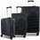 Rain RB80144 Σετ Βαλίτσες 3τμχ Μαύρες