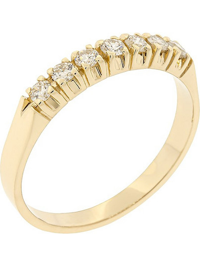 Million Diamonds Γυναικείο Δαχτυλίδι Σειρέ Μισόβερο από Xρυσό 18K με Διαμάντι RL23718