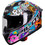 Pilot Helmets Flex Streetbomb Black Red Κράνος Μηχανής Full Face 1450gr