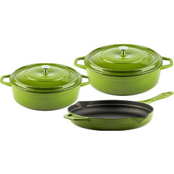 Hosse Kitchen Σετ Μαγειρικά Σκεύη από Ανοξείδωτο Ατσάλι 3τμχ 3800446850184