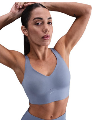 Nike Alate Αθλητικό Μπουστάκι με Μέτρια Στήριξη & Ελαφριά Ενίσχυση Γκρι FQ7383-499