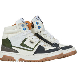 GBB Παιδικά Sneakers Μποτάκια Λευκά Πράσινα AK356-11