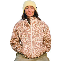 Roxy Γυναικείο Μπουφάν Softshell Μακρύ Αδιάβροχο Μπεζ ERJJK03694