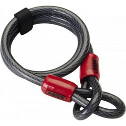 ABUS 1850 Αντικλεπτική Κουλούρα Μηχανής 185cm 8mm Μαύρη