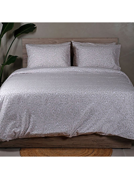 Sunshine Home Σετ Σεντόνια Μονά Βαμβακερά 165x270 Feelings 2044 Beige