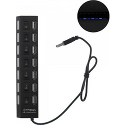Treqa 456304 USB Hub 3.0 USB-A με 7 Θύρες USB-A