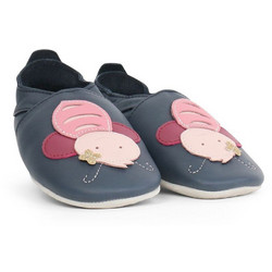 Bobux Βρεφικά Slip Ons Αγκαλιάς Navy Μπλε Ροζ 1000-017-01