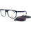 Carrera CA8918 CPJP Ανδρικός Σκελετός Γυαλιών Οράσεως με Clip-On Κοκάλινος Μαύρος