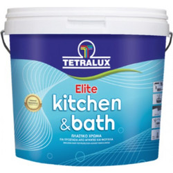 Tetralux Elite Kitchen&Bath Πλαστικό Χρώμα Εσωτερικού Χώρου Λευκό 9lt
