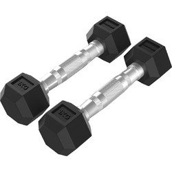 Tunturi Platinum 25TUPLA011 Εξάγωνοι Αλτήρες Σετ 2x1kg
