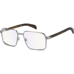 David Beckham DB7166 31Z Ανδρικός Σκελετός Γυαλιών Οράσεως Μεταλλικός Ασημί Μαύρος