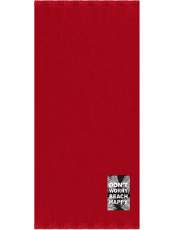 Don't Worry Πετσέτα Θαλάσσης Κόκκινη 90x170cm 1234544