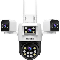Sricam Srihome SH066 IP Κάμερα Ασφαλείας Wi-Fi 8MP Full HD 4mm Αδιάβροχη Νυκτός με Αμφίδρομη Επικοινωνία