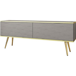 LH-homefurniture Έπιπλο Τηλεόρασης Μοριοσανίδα Μ135xΠ53xΥ32cm OROMDF POROSTVSZMDFGL