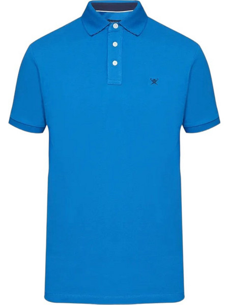 Hackett Ανδρική Μπλούζα Polo Κοντομάνικη Μπλε HM563134