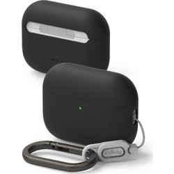 Ringke Θήκη Σιλικόνης με Γάντζο για Apple AirPods Pro 3 Μαύρη