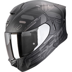 Scorpion Exo 530 Air Fond Matt Black Silver Κράνος Μηχανής Full Face 1650gr