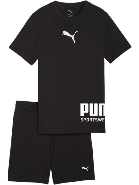 Puma Παιδικό Σετ για Αγόρι Καλοκαιρινό Μαύρο 693335-01