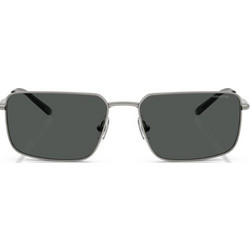 Arnette AN3095 741/87 Ανδρικά Γυαλιά Ηλίου Τετράγωνα Μεταλλικά Ασημί με Μαύρο Φακό