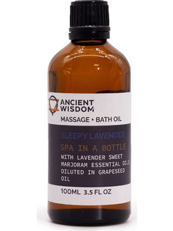 Ancient Wisdom Sleepy Lavender Λάδι Μασάζ 100ml
