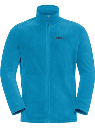 Jack Wolfskin Ανδρική Ζακέτα Fleece με Φερμουάρ Μπλε 1711451-8026