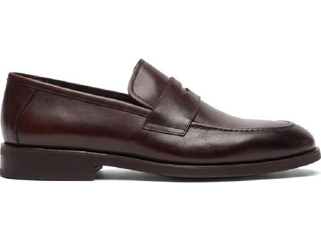 Philippe Lang Ανδρικά Μοκασίνια Loafers Δερμάτινα Καφέ 7247954
