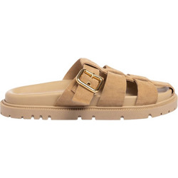 Sante Γυναικεία Σανδάλια Suede Μπεζ 26-151-63