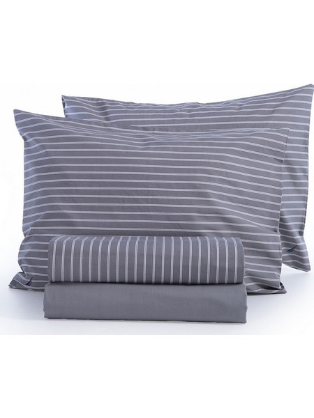 Nef-Nef Σετ Σεντόνια Υπέρδιπλα Βαμβακερά 240x220 Nau Coast Grey