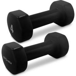 Spokey SPK-943106 Σετ Βαράκια Τετράγωνα Βινυλίου 2x4kg