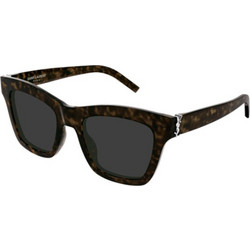 Saint Laurent SLM156 002 Γυναικεία Γυαλιά Ηλίου Πεταλούδα Κοκάλινα Μαύρα με Μαύρο Φακό