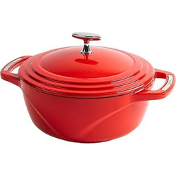 Lodge Cherry On Top Μαντεμένια Κατσαρόλα 26cm 4.2lt