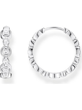Thomas Sabo Γυναικεία Σκουλαρίκια Κρίκοι από Ασήμι με Ζιργκόν CR714-051-14