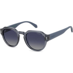 Polaroid Eyewear PLD6249/S/X 09V/Z7 Ανδρικά Γυαλιά Ηλίου Στρογγυλά Κοκάλινα Γκρι με Μαύρο Φακό