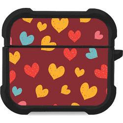 Sonique Heart Series Θήκη Σιλικόνης για Apple AirPods 3 Μπορντό