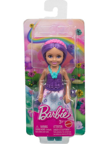 Mattel Barbie Chelsea Royal Doll With Purple Hair