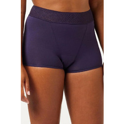 Sloggi Ψηλόμεσα Γυναικεία Μποξεράκια Navy Μπλε 2Pack 10216172-00LL