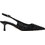 Steve Madden Korra-R Γόβες Slingback με Λεπτό Χαμηλό Τακούνι & Στρας Μαύρες 11004977-184