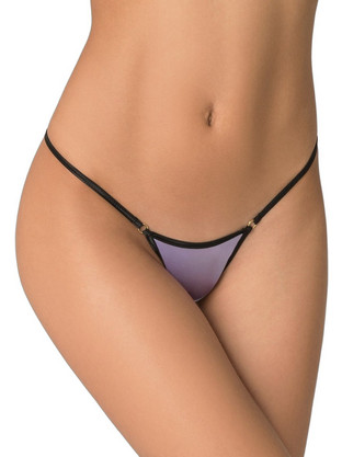 Milena By Paris Γυναικείο Sexy String Λιλά 6668