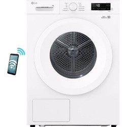 LG RHX1009NWH 8806096599631 Στεγνωτήριο Ρούχων 9kg με Αντλία Θερμότητας