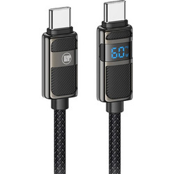 Lamtech High Power Display Braided USB-C to USB-C 60W 1.2m Black