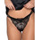 Luna Γυναικείο Sexy String με Δαντέλα Μαύρο 25143