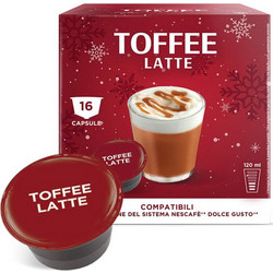 Gimoka Κάψουλες Latte Toffee Latte Συμβατές με Μηχανή Dolce Gusto 16τμχ