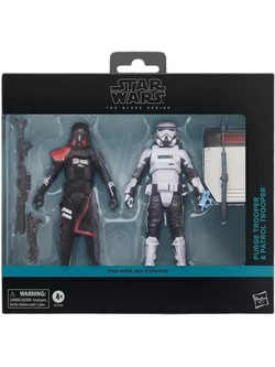 Hasbro Star Wars The Black Series Jedi Survivor Purge Trooper & Patrol Trooper Σετ Φιγούρες Δράσης για 4+ Ετών 15cm