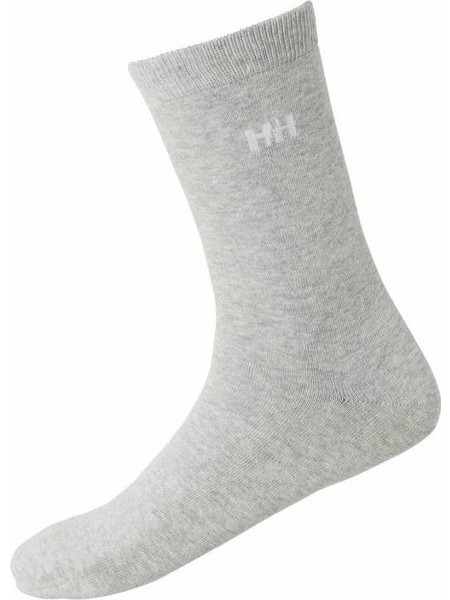 Helly Hansen Βαμβακερές Ανδρικές Κάλτσες Ψηλές Γκρι 3Pack 67482-949