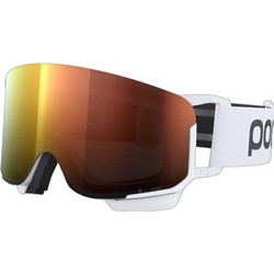 Poc Nexal Mid Μάσκα Σκι & Snowboard Ενηλίκων Λευκή με Φακό Καθρέπτη Χρυσό