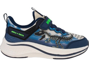 Bull Boys Uragano Rex Scarpa Παιδικά Sneakers Navy Μπλε Lime DNAR5274-BL01