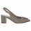 Relax Anatomic Ανατομικές Γόβες Slingback Λουστρίνι με Χοντρό Χαμηλό Τακούνι & Στρας Μπεζ H-55038