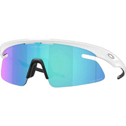 Oakley OO9527D 04 Ανδρικά Γυαλιά Ηλίου Μάσκα Κοκάλινα Λευκά με Μπλε Φακό